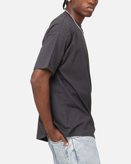 Saint Morta Emboss Boxy T-Shirt Dark Grey