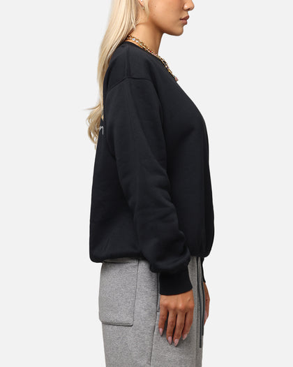 Jordan Women's Jumpman Brooklyn Fleece Graphic Crewneck Black/Sail