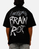 Loiter Brain Rot Vintage T-Shirt Black