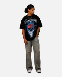 Loiter Brain Rot Vintage T-Shirt Black