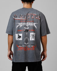 Loiter Dog House Vintage T-Shirt Charcoal