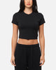 Nike Women's Sportswear Chill Knit Crop T-Shirt Black/Black