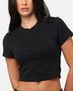 Nike Women's Sportswear Chill Knit Crop T-Shirt Black/Black