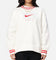 Nike Women's Sportswear Phoenix Oversized Graphic Fleece Sweatshirt Sail