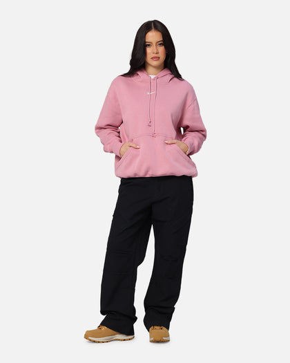 Nike Women's Sportswear Phoenix Fleece Oversized Pullover Hoodie Pink