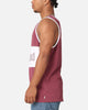 Carre Boost Panel Singlet Maroon