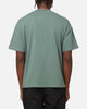 Carre Floral Pocket Oversized T-Shirt Forest Green