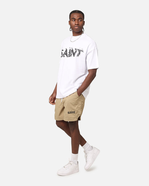 Saint Morta System Overload Boxy T-Shirt White/Black
