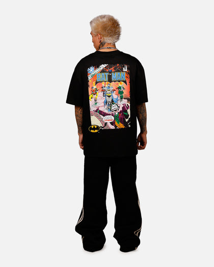 Freeze Max DC Batman The Joker 'Troublemakers' Fireworks T-Shirt Black