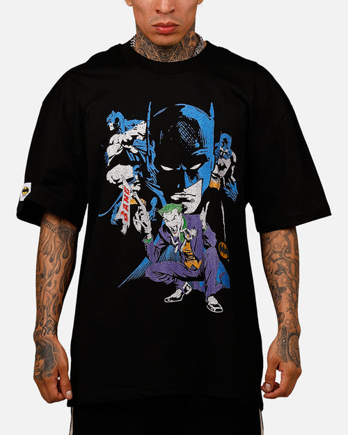 Freeze Max DC Batman Half Joker Batman 'Troublemakers' T-Shirt Black