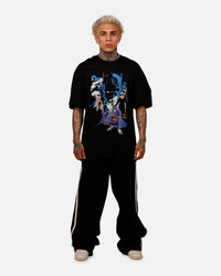 Freeze Max DC Batman Half Joker Batman 'Troublemakers' T-Shirt Black