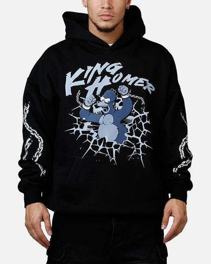 Freeze Max The Simpsons 'The Simpson Treehouse Of Horror' King Homer Hoodie Black