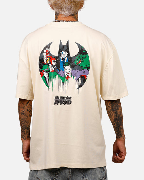 Freeze Max DC Batman We Are Not Afraid 'Troublemakers' T-Shirt Eggshell