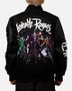 Freeze Max DC Batman Rogues 'Troublemakers' Varsity Jacket Black