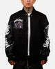 Freeze Max DC Batman Rogues 'Troublemakers' Varsity Jacket Black