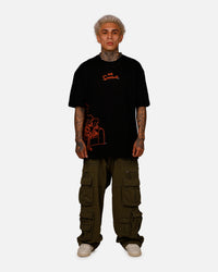 Freeze Max The Simpsons 'The Simpson Treehouse Of Horror' Skeleton T-Shirt Black