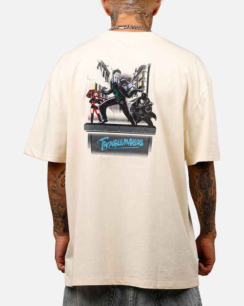Freeze Max DC Batman Troublemakers T-Shirt Eggshell