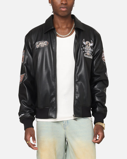Mitchell & Ness Chicago Bulls 6 Time Jacket Black