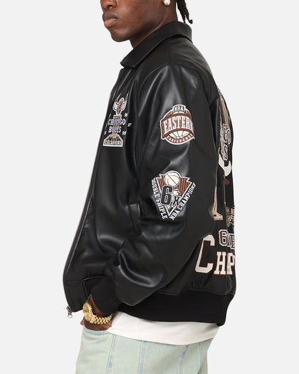 Mitchell & Ness Chicago Bulls 6 Time Jacket Black