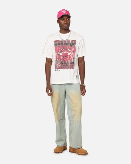 Mitchell & Ness Chicago Bulls City Strike T-Shirt Vintage White