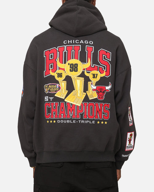 Mitchell & Ness Chicago Bulls Pinnacle Hoodie Faded Black