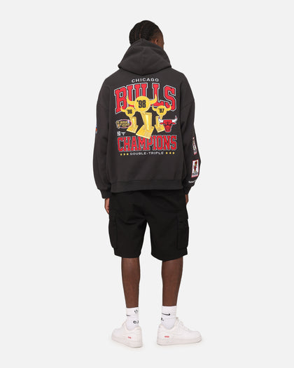 Mitchell & Ness Chicago Bulls Pinnacle Hoodie Faded Black