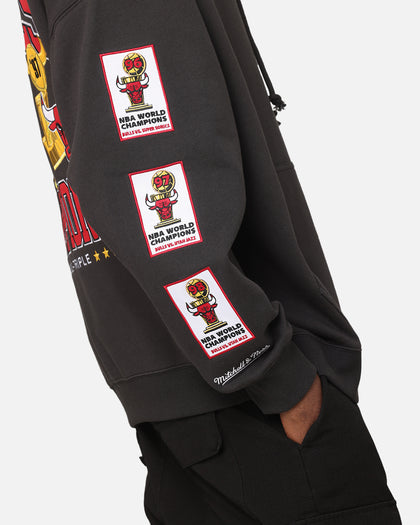 Mitchell & Ness Chicago Bulls Pinnacle Hoodie Faded Black