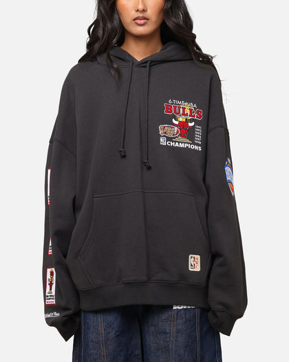 Mitchell & Ness Chicago Bulls Pinnacle Hoodie Faded Black