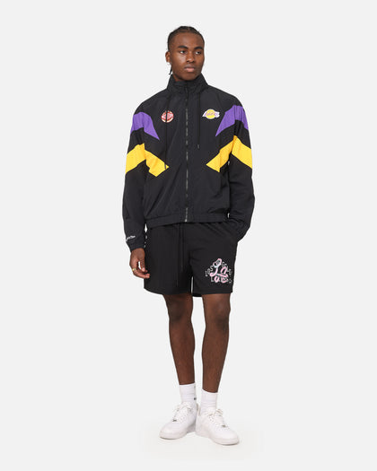 Mitchell & Ness Los Angeles Lakers Spray Jacket Black/Purple/Yellow