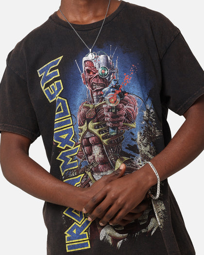 Iron Maiden Back In Time Vintage T-Shirt Black Vintage