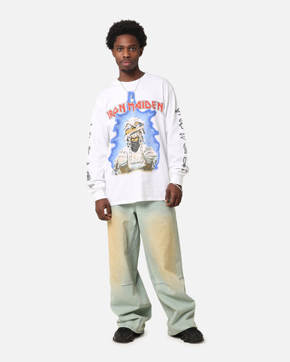 Iron Maiden World Slavery Tour Long Sleeve T-Shirt White