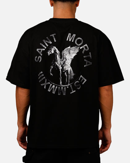 Saint Morta Pegasus Drop T-Shirt Black