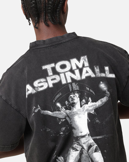 UFC By Culture Kings Tom Aspinall Vintage T-Shirt Black Acidwash