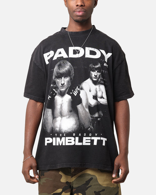 UFC By Culture Kings Paddy 'The Baddy' Pimblett Vintage T-Shirt Black Acidwash