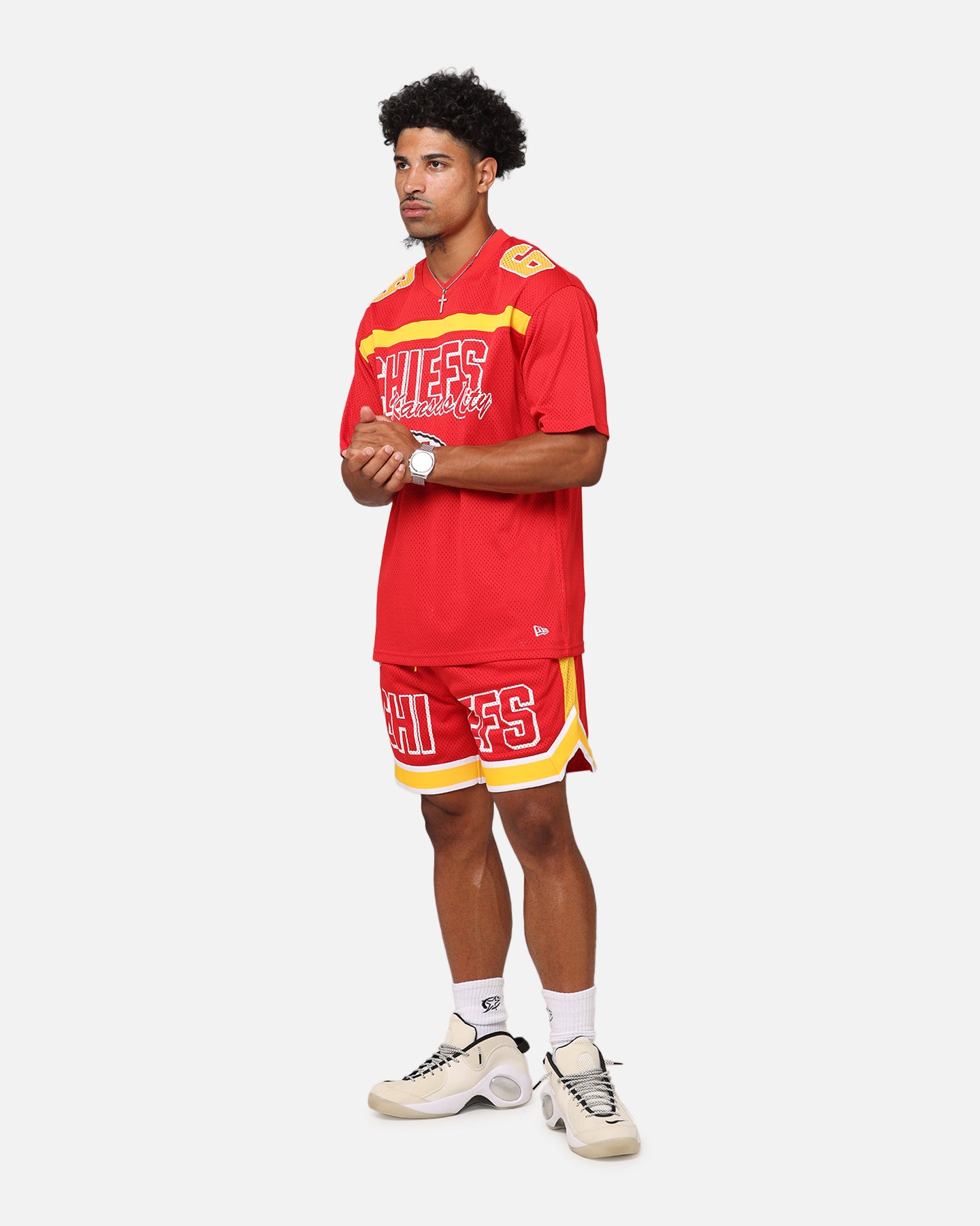 New Era Kansas City Chiefs NFL Mesh Graphic Jersey Front Door Red