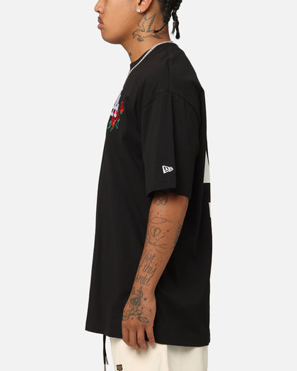 New Era Los Angeles Dodgers Rose Oversized T-Shirt Black