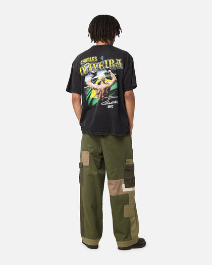 UFC By Culture Kings Charles Oliveira Signature Vintage T-Shirt Black Acidwash