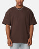 Saint Morta Waffle T-Shirt Chocolate Brown