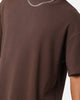 Saint Morta Waffle T-Shirt Chocolate Brown