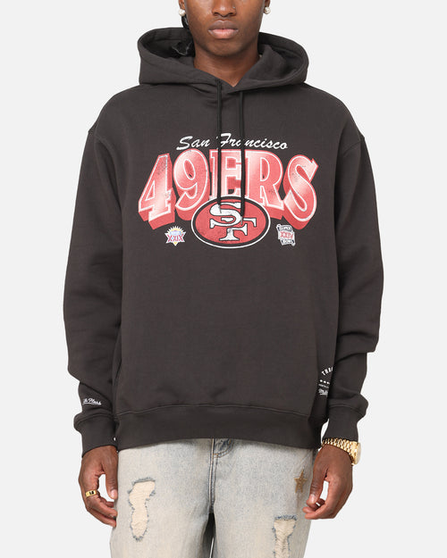 Mitchell & Ness San Francisco 49ers Arch Hoodie Faded Black