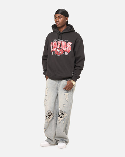 Mitchell & Ness San Francisco 49ers Arch Hoodie Faded Black