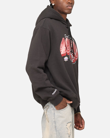 Mitchell & Ness San Francisco 49ers Arch Hoodie Faded Black