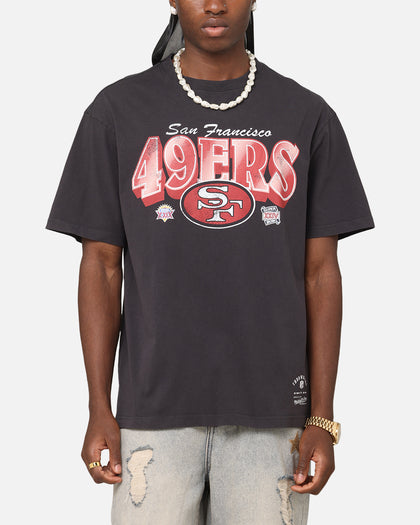 Mitchell & Ness San Francisco 49ers Arch T-Shirt Faded Black
