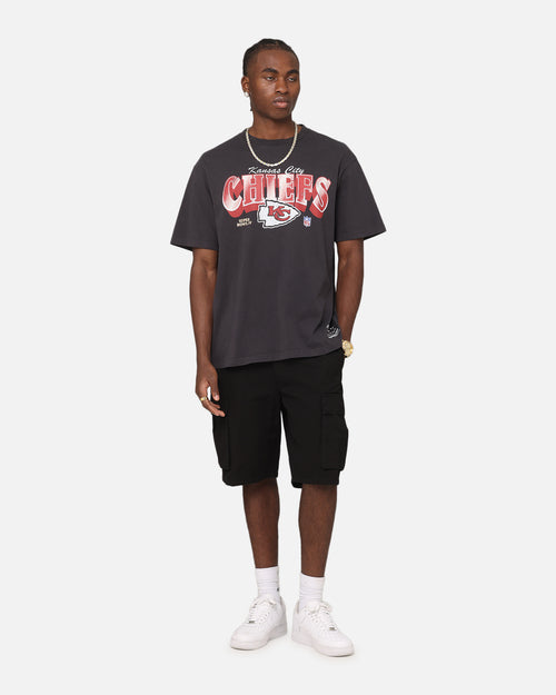 Mitchell & Ness Kansas City Chiefs Arch T-Shirt Faded Black