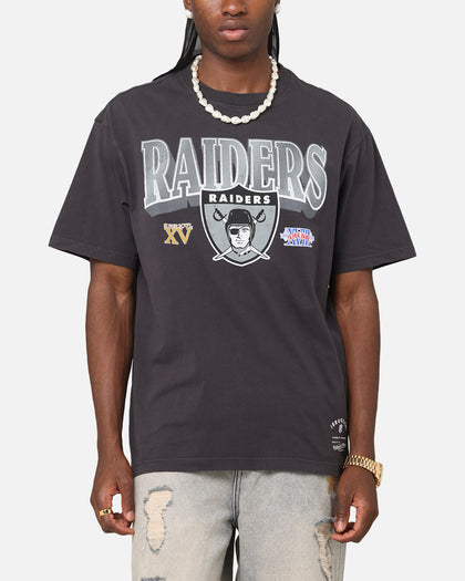 Mitchell & Ness Las Vegas Raiders Arch T-Shirt Faded Black