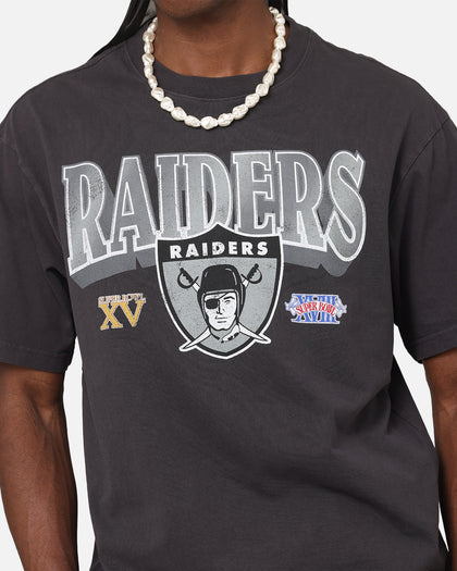 Mitchell & Ness Las Vegas Raiders Arch T-Shirt Faded Black