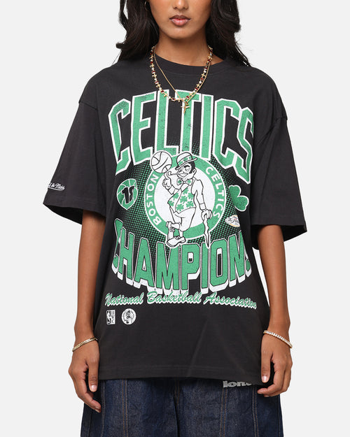 Mitchell & Ness Boston Celtics Champions 'Luck of the Irish' T-Shirt Faded Black
