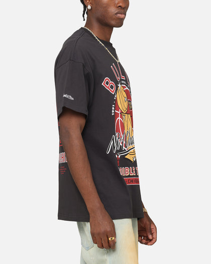 Mitchell & Ness Chicago Bulls Champions Report "Champ Pack" T-Shirt Faded Black