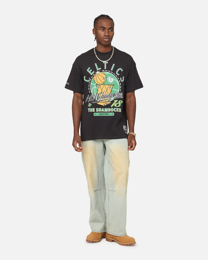 Mitchell & Ness Boston Celtics Champions Report "Champ Pack" T-Shirt Faded Black