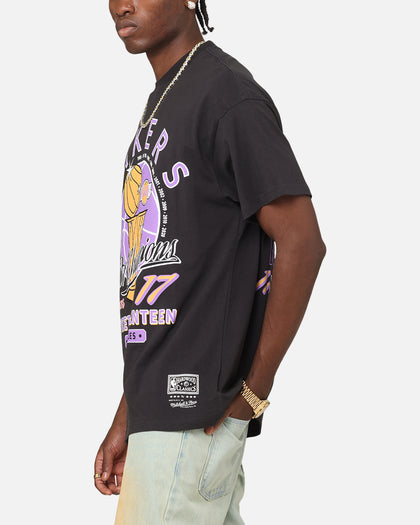Mitchell & Ness Los Angeles Lakers Champions Report "Champ Pack" T-Shirt Faded Black